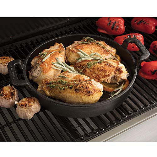 Cuisinart Ccp-1000, Pre-Seasoned Cast Iron Griddle Pan, 10" #TOP2