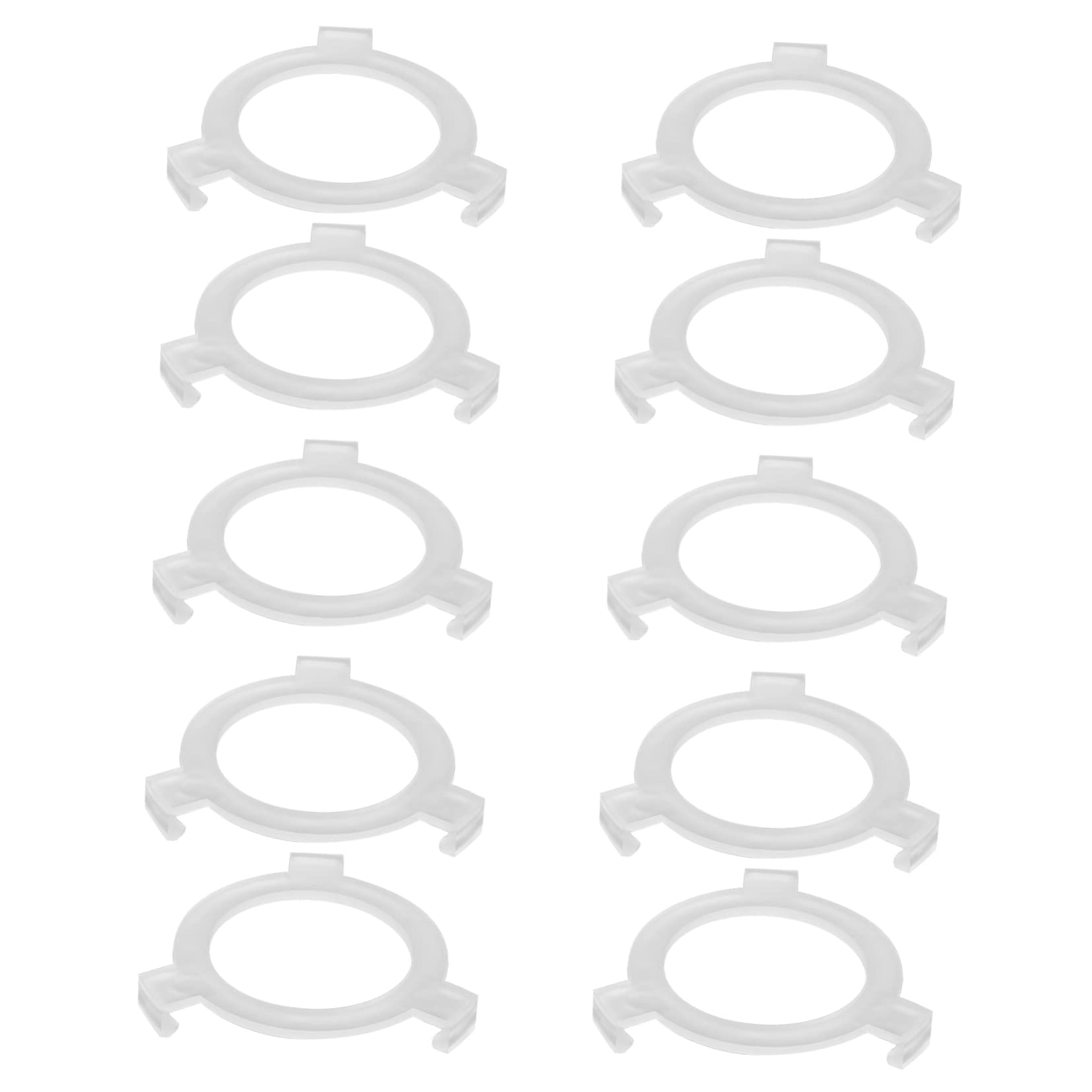 OSALADI Conversion Circle Universal Adapter LED Bulbs Light Bulb Converter Lampshade Fitting Ring Lamp Converters Socket M 10pcs, White, 5.6x5.6cm (34ZT42AM03WJ)