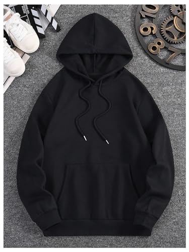 SHENHE Men's Skull Rose Printed Hoodie Graphic Gothic Hoodies Sweatshirt Pullover2