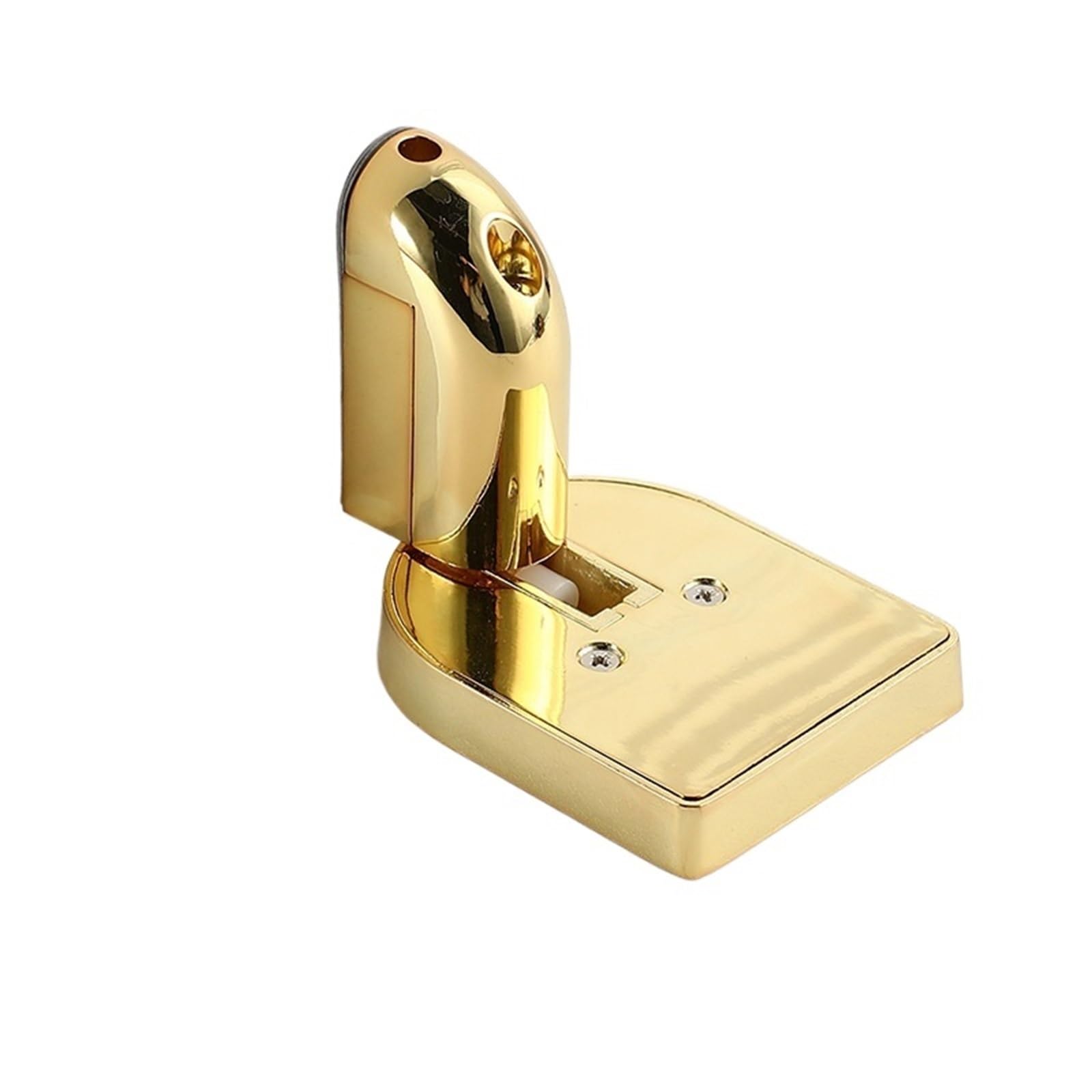 Door Stop Hydraulic Buffer Door Stopper Adjustable Zinc Alloy Nail-Free Holder Anti-Collision Stop Hardware(Gold)
