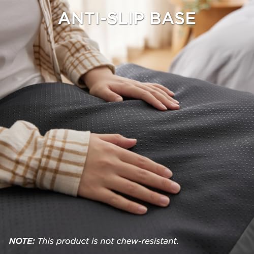 BEDSURE wasserdichte Hundebett Grosse Hunde waschbar - 119x74cm Hundematratze rutschfest, Outdoor Hundematte abnehmbare Außenabdeckung, weiche Hundekissen Grosse Hunde für Haustiere, Grau