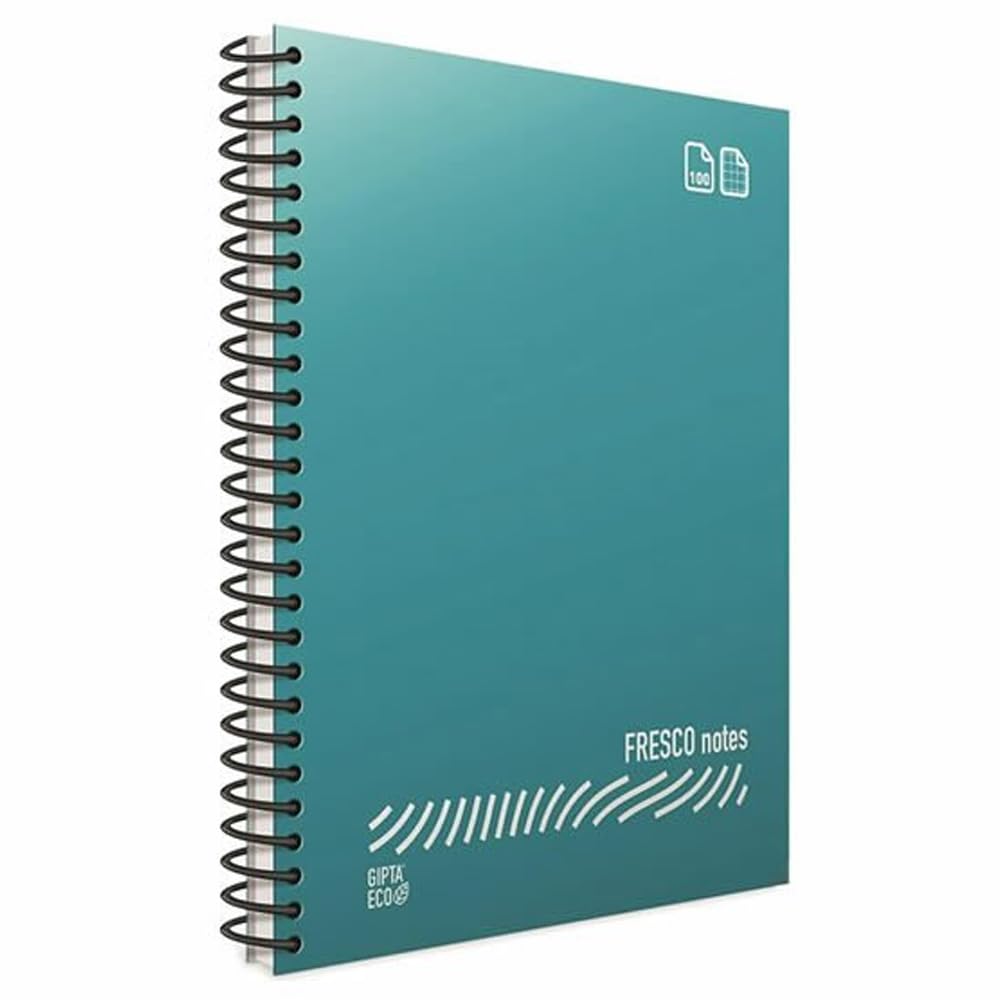 Gipta 185496 Cahier A4 Eco Fresco Spiral PP 96 feuilles lisses 4937