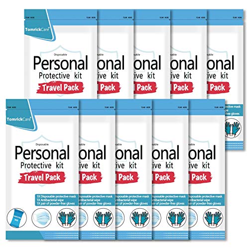 PPE Travel Kit 3 in 1 to Go(10 Pouches)