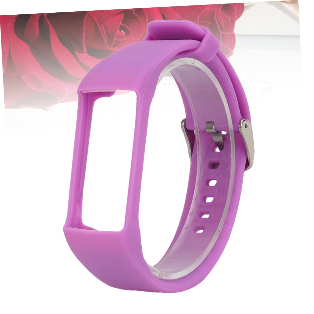 Uonlytech 3piezas Correa De Silicona Púrpura Para Reloj Inteligente Moda Compatible Correa Reemplazo Confortable y Estilosa