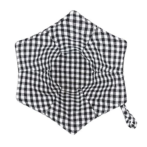 Mhttec Bowl Cozy S Black Plaid Bundle With S Blue And White2 S Polka Dot Red Microwave Safe Cloth Soup Bowl Holders Cotton Hot Bowl Cozy Huggers For Cold Food 6 Inches Bowls #TOP1