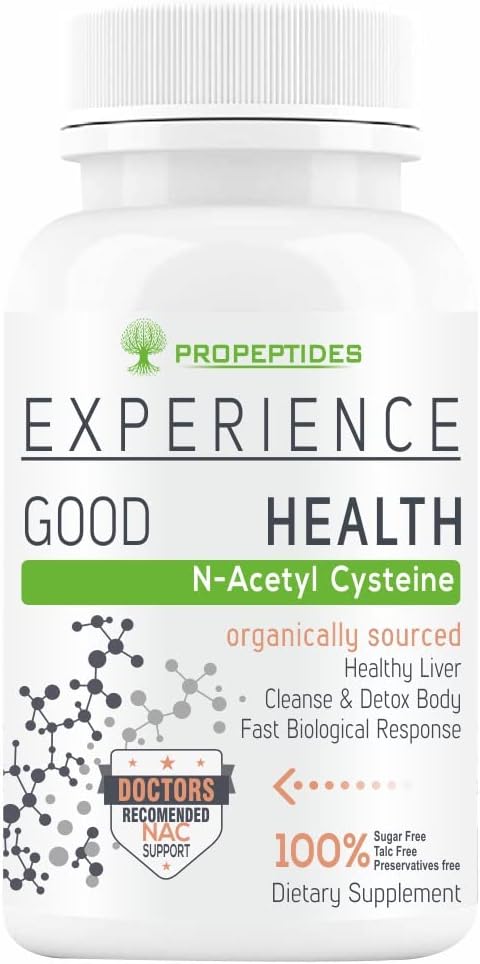 NAC Supplement 1000mg N-Acetyl Cysteine To Boost Lungs Detox, Liver Functioning, And Antioxidant Support With Vitamin C-60 Capsules