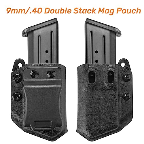 Táctico IWB/OWB 9mm/.40 Cargador de Doble Pila para G1ock CZ S&W H&K Sig P365 Pistola mag Magazine Case Airsoft Hunting Gear