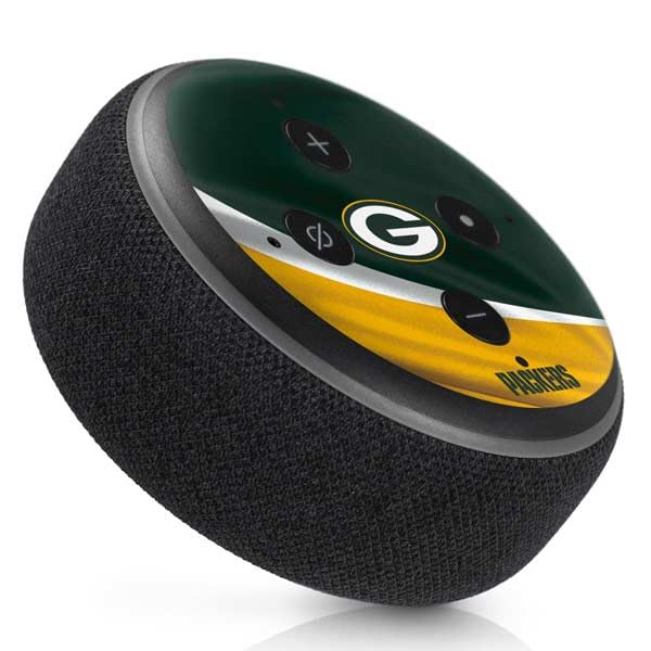 Skinit Decal Audio Skin Compatible with Amazon Echo Dot 3 - Officially Licensed NFL Green Bay Packers Design