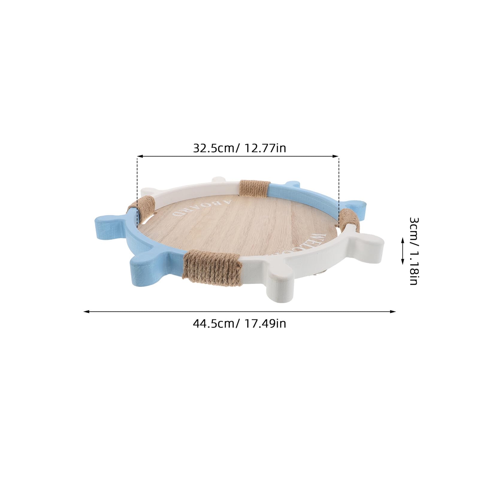 Levemolo Wooden Boat Pallet Dekoracyjne Tace Danie z Owoców i Warzyw Drewniana Taca Na Cukierki Taca Imprezowa Drewniana Na Przekąski Ozdobna Do Serwowania