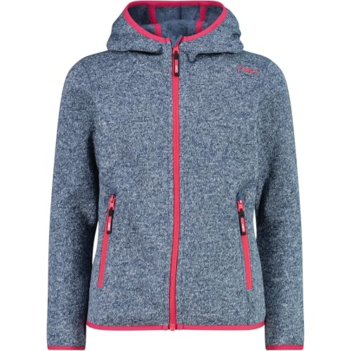 Veste en strick fleece CMP enfants chaude et légère en maille space-sky blue 164