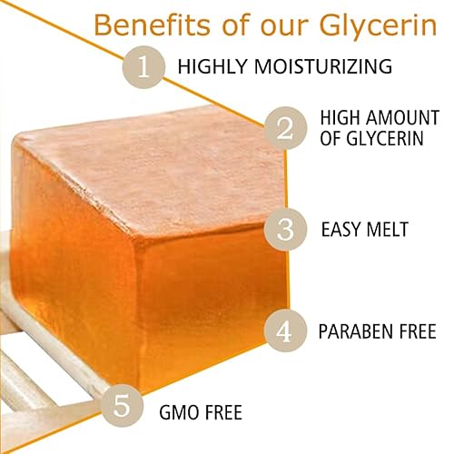 Miniatura 4 de Set de regalo con base de jabón de miel, vegano, natural, suministros de fabricación de jabón, 10 libras, hecho a mano para hacer manualidades