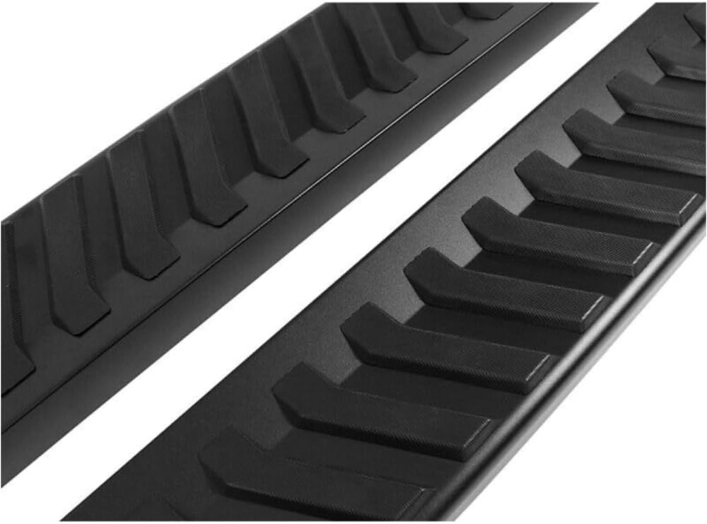 2pcs 6" Step Nerf Bars Running Board Left Driver Right Passenger Side Stainless Steel for Super Crew Cab FZ5SSBFF15015CCVBK FL3Z-16450- FL3Z-16450-EC