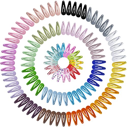 Pinzas para cabello mini metálicas SLYFTE, pack 120 piezas miniatura 1