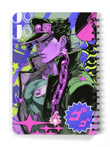Image of Star Platinum Anime Sketchbook A5 Spiral Drawing Sketch Book Unruled for Kids Students Gift