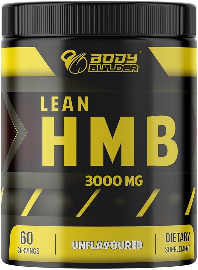 Lean HMB 3000 MG - Vegan, PLANT BASED, Advanced Anabolic & Anti-Catabolic Formula for Muscle Recovery, Growth & Protection - (60 Servs - Unflavored Powder)