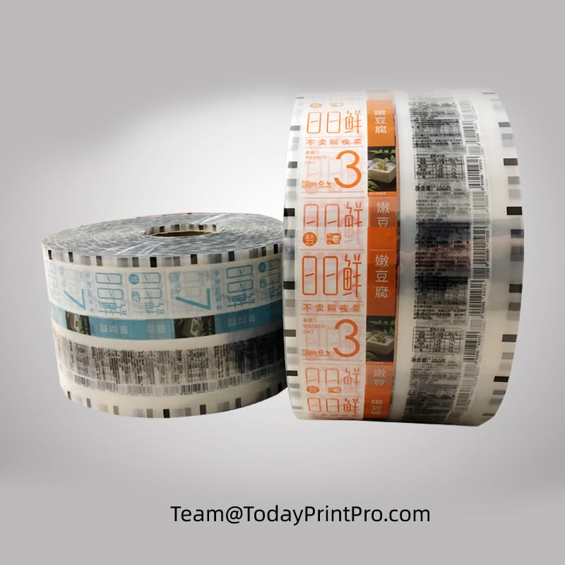 Film di imballaggio per alimenti in alluminio/rotolo laminato stampato in plastica per patatine fritte