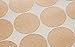 Textured Brown Kraft 2 Inch Diameter Circle Labels with Template and Printing Instructions, 5 Sheets, 100 Labels (JRBK20)
