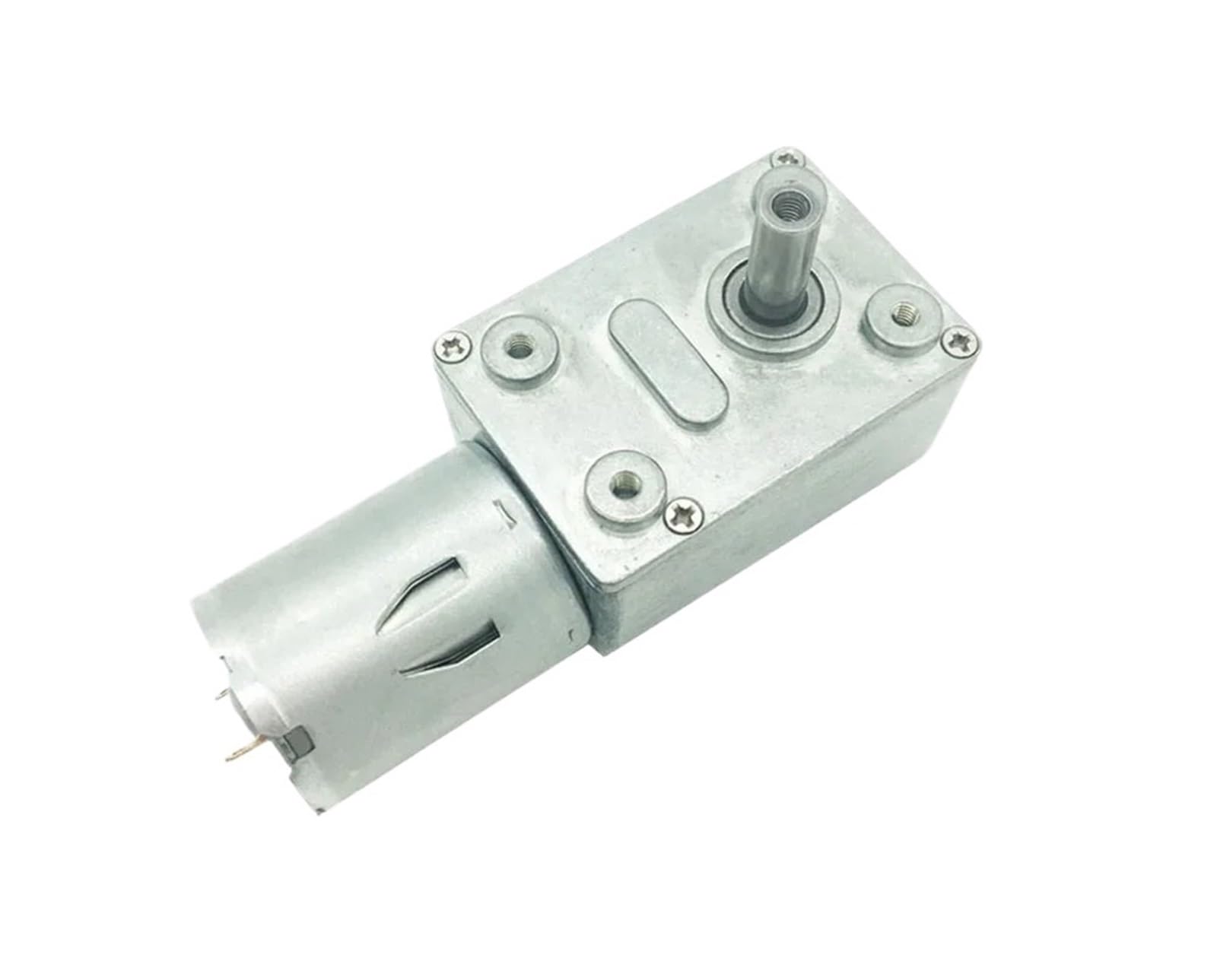 JGY-370 silnik z przekładnią ślimakową 6 V wysoki moment obrotowy 12 V silnik prądu stałego, niska prędkość, reduktor 12 V, mikro-samoblokujący silnik elektryczny (opakowanie A, 23 obr./min_12 V)