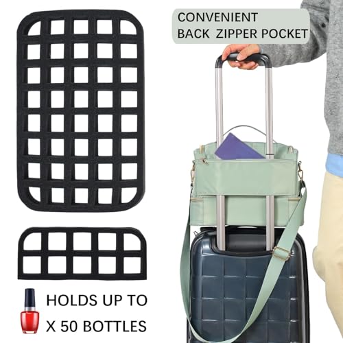 Maletín de uñas profesional con compartimento desmontable para esmaltes 4