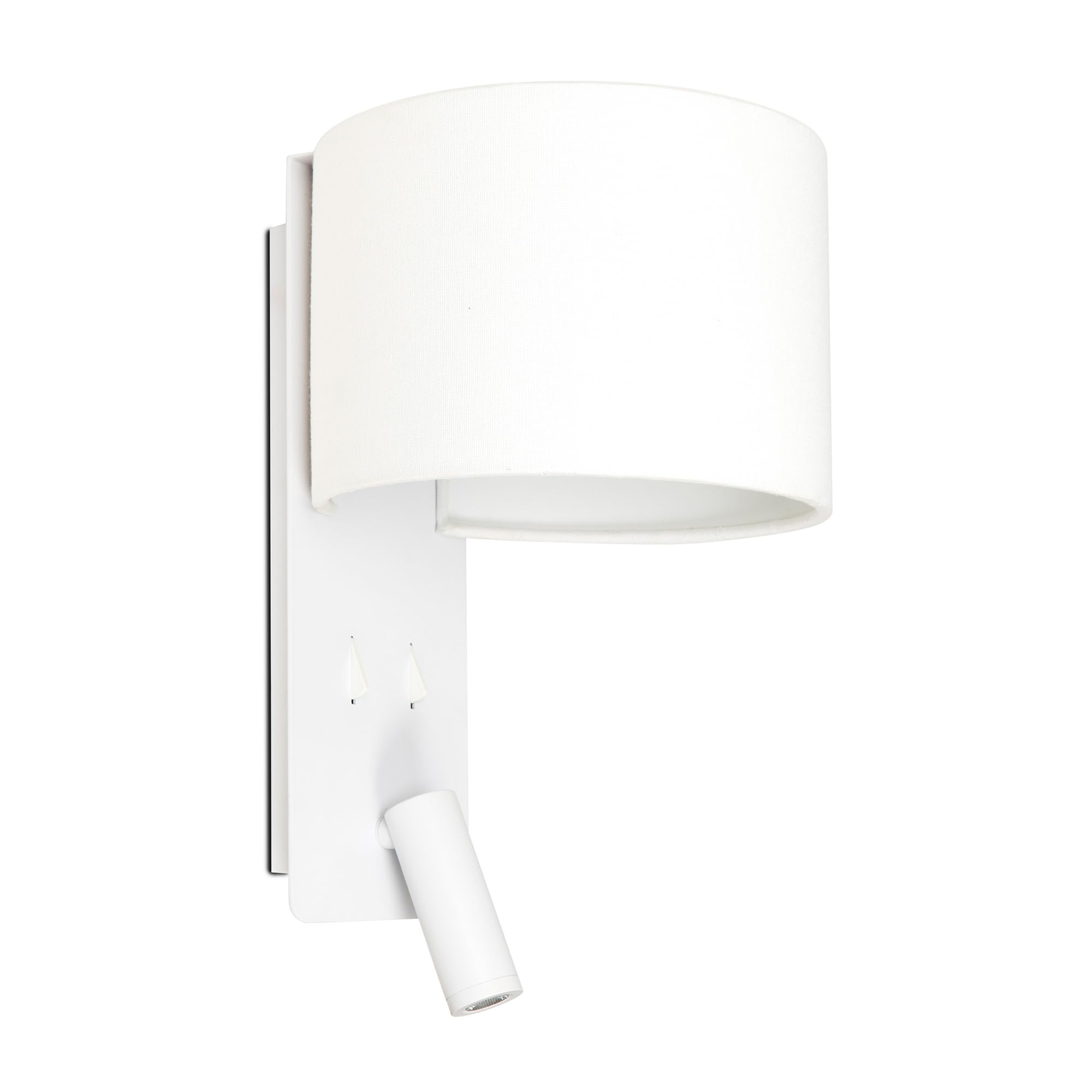 Faro Barcelona 64304 - FOLD Aplique blanco con lector LED