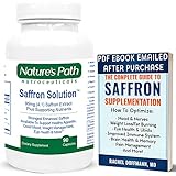 Best Saffron Supplement Appetite Suppression Pills 95mg Saffron Extract for Weight Loss, Good Mood,...