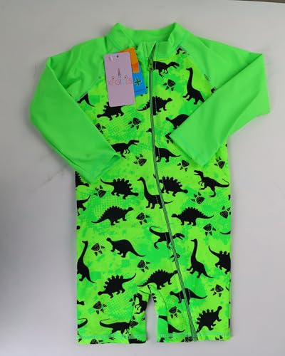 Image of Girls Long Sleeve Zipper Rash Guard 1 Piece UPF 50+ Sun Protection