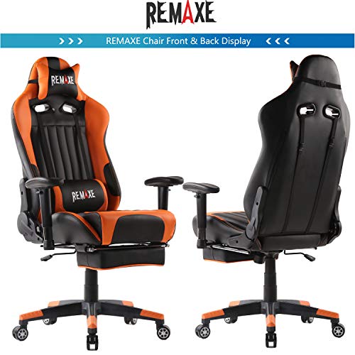 Silla-de-juego-de-PC-de-gran-tamano-Ergomonic-Racing-Chair-con-reposapies-retractil-cuero-de-la-PU-de-Ejecutivo-Reposacabezas-de-cuero-Masajeador-lumbar-Silla-ergonomica-giratoria-para-PC