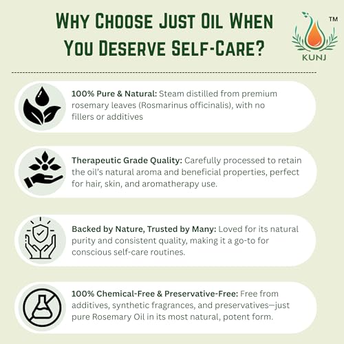 Image of KUNJ Clove Essential Oil 30ml - 100% Pure & Natural Undiluted | Clove Oil for Skin Care, Hair Growth & Scalp | For Diffuser, Aromatherapy, DIY Candle & Soap Making | Therapeutic Grade
