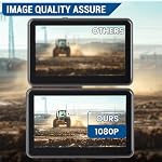 7'' HD1080P Wired Backup Camera System with Touch Screen Monitor, 2 Wired Rear View Cameras, Colorful Night Vision& IP68 Rated &10G Vibration, Backup Camera for Trucks/RVs/Trailers/Skid Steer - Image 7