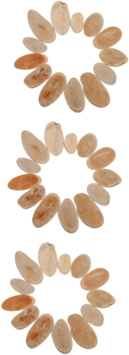 PRETYZOOM 3sets Natural Driftwood Vase Filler for Home Decor Unique Craft Decorative Sticks for Wedding Centerpieces Smooth Easy to Clean for Tables and