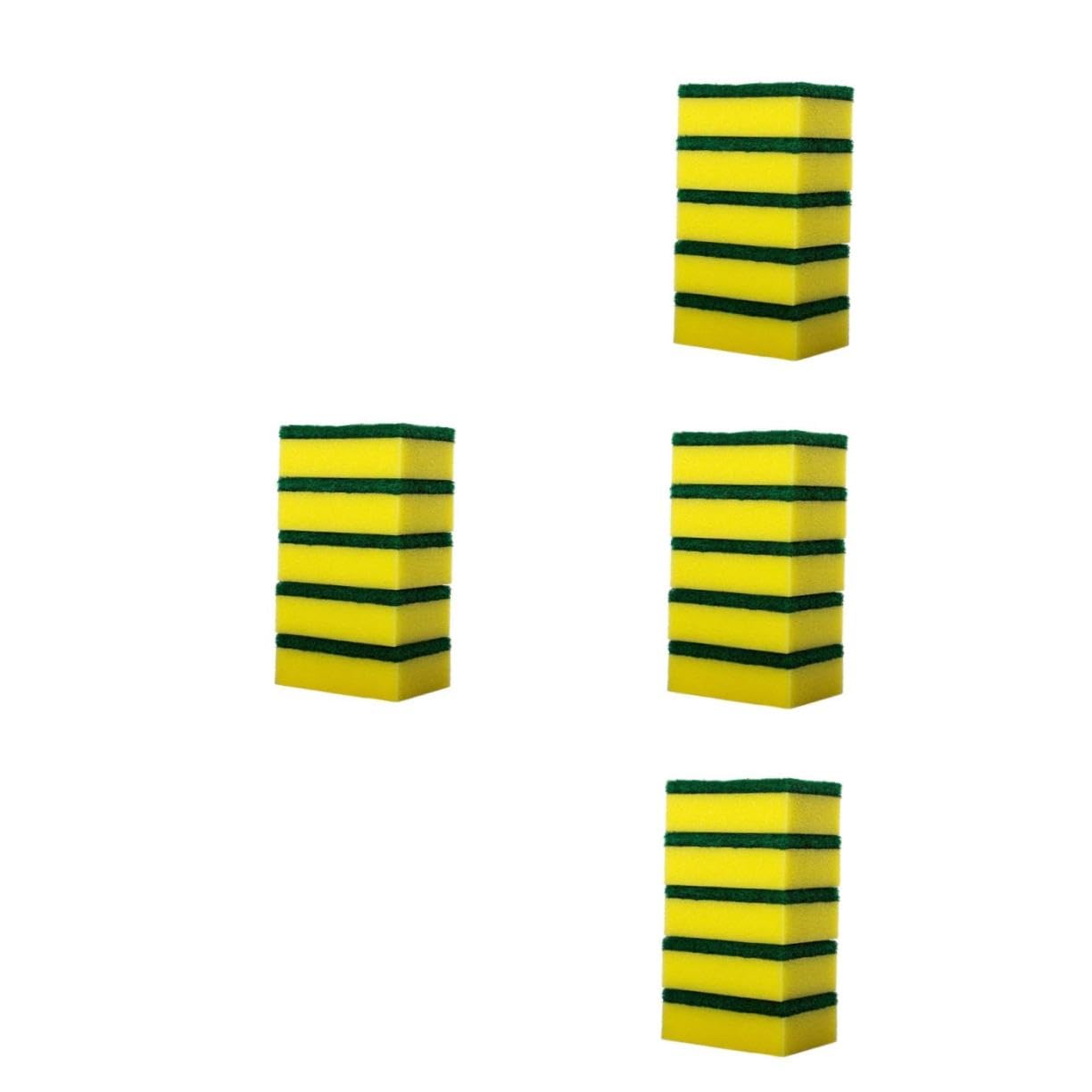 112 Piezas Esponjas para Lavar Platos Antideslizantes Duraderas y Verde Limpieza para Cocina y Utensilios