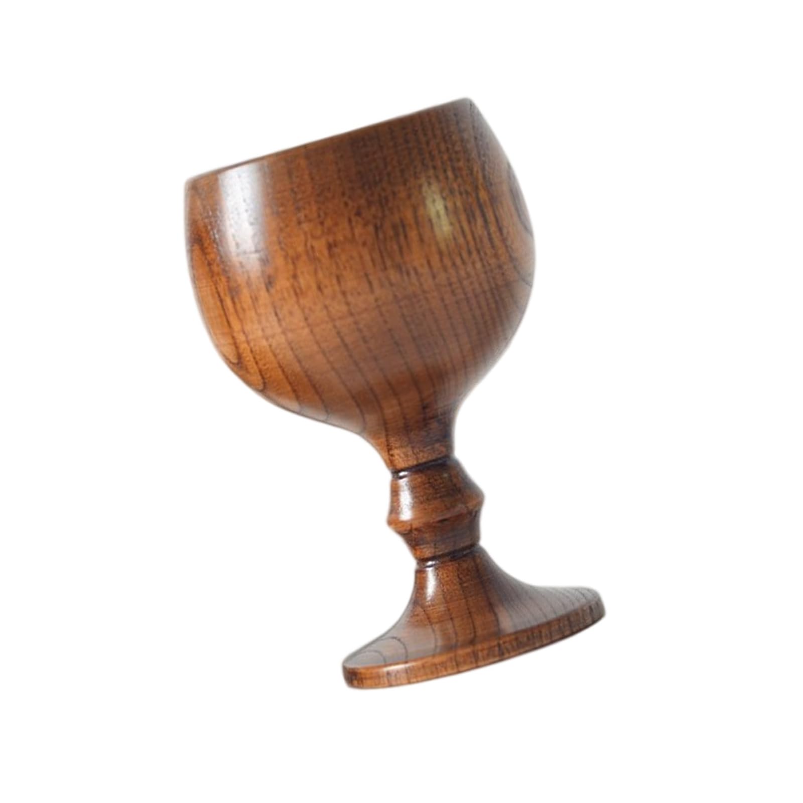 JSGHGDF Wood Whiskeys Cup Wine Goblet Wooden Medieval Drinking Cup Water Glass for Kitchen Accessory Communion Altars Celebrating Wooden Wine Goblet