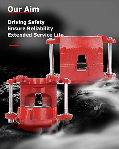 Image of cciyu 18-4072 18-4071 Front Left & Right Brake Calipers Without Bracket For Avanti,For Buick,For Chevy,For GMC,For Isuzu,For Oldsmobile,For Pontiac