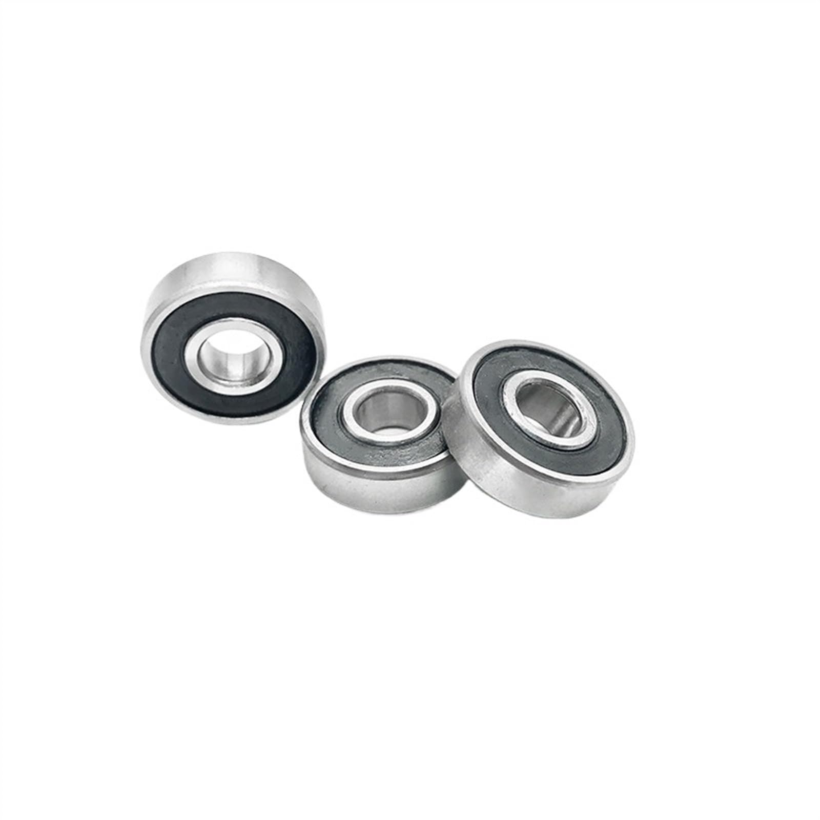 5 piezas ABEC-5 6200 2RS 10x30X9 mm Sello de goma doble miniatura 6200 Rodamiento de bolas de ranura profunda Rodamientos for scooter(ABEC 1)