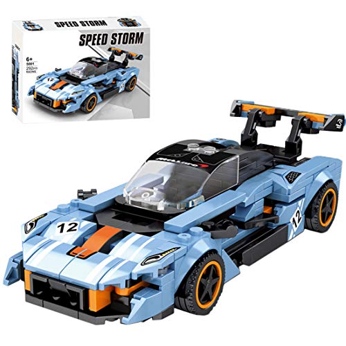 PARIO 292Teile Custom Sportwagen Modell Auto Modellbau Set MOC Bausteine Spielzeug, kompatibel mit Lego