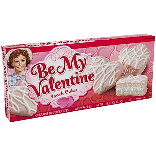 Little Debbie | Be My Valentine Cake | Vanilla | 4 Count