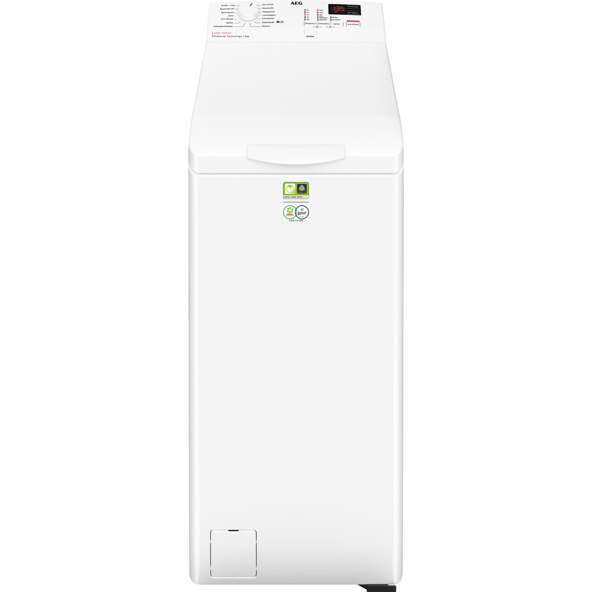 AEG Waschmaschine Toplader Serie 6000 ProSense 6 kg 1400 U/min Inverter Motor LTR6A41460