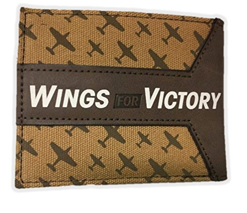 Call of Duty WWII Wings of Victory Bi-Fold Wallet Brown Mens Licensed3
