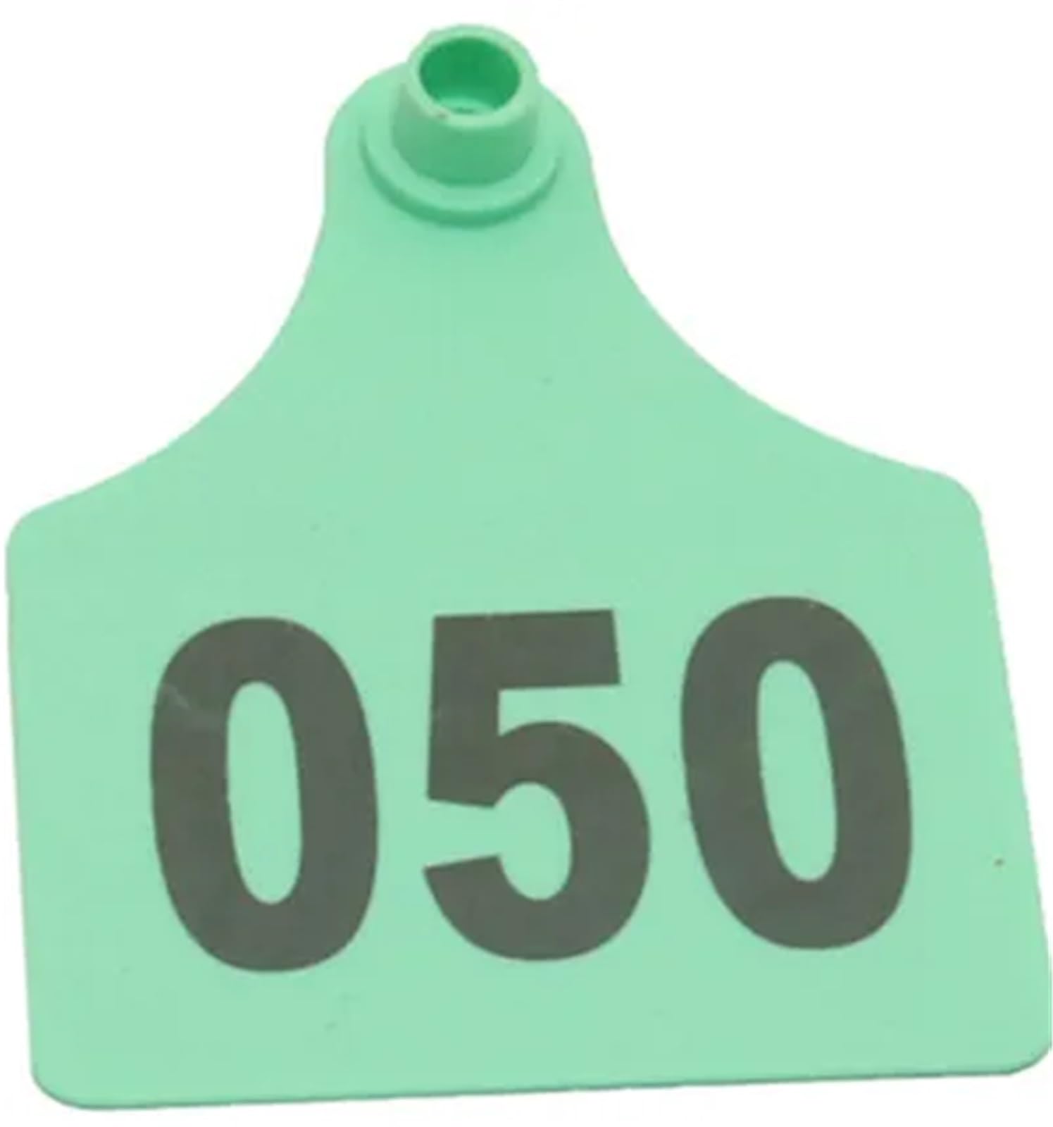100 targhette per orecchie con animali grandi, 98 x 75 mm, in TPU, per digitare e digitare con animali della fattoria digitale (verde)