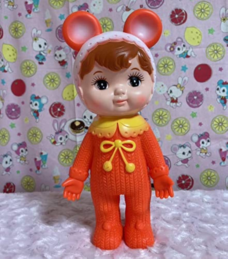 昭和レトロ 変わり チャーミーちゃん 赤ちゃん ソフビ 抱き人形 ままごと おともだちもいるよ♡昭和レトロなソフビ人形「チャーミーちゃん
