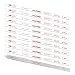 HAUTMEC Hacksaw Replacement Blades BI-METAL (10 Pack) High Speed Steel Grounded Teeth 32 TPI x 12" Length 0.025" Thick x 1/2" Width HT0018-CT