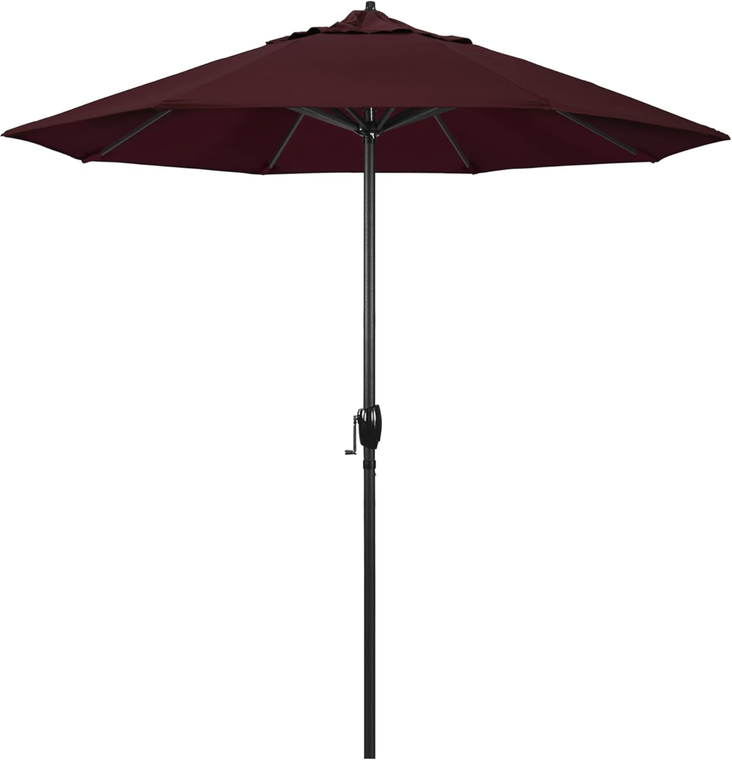 California Umbrella 7.5' Rd Aluminum Patio Umbrella Burgundy