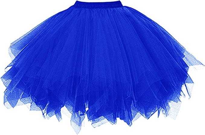 Dressever Damen Tüllrock 50er Rockabilly Petticoat Retro Tutu Ballet...