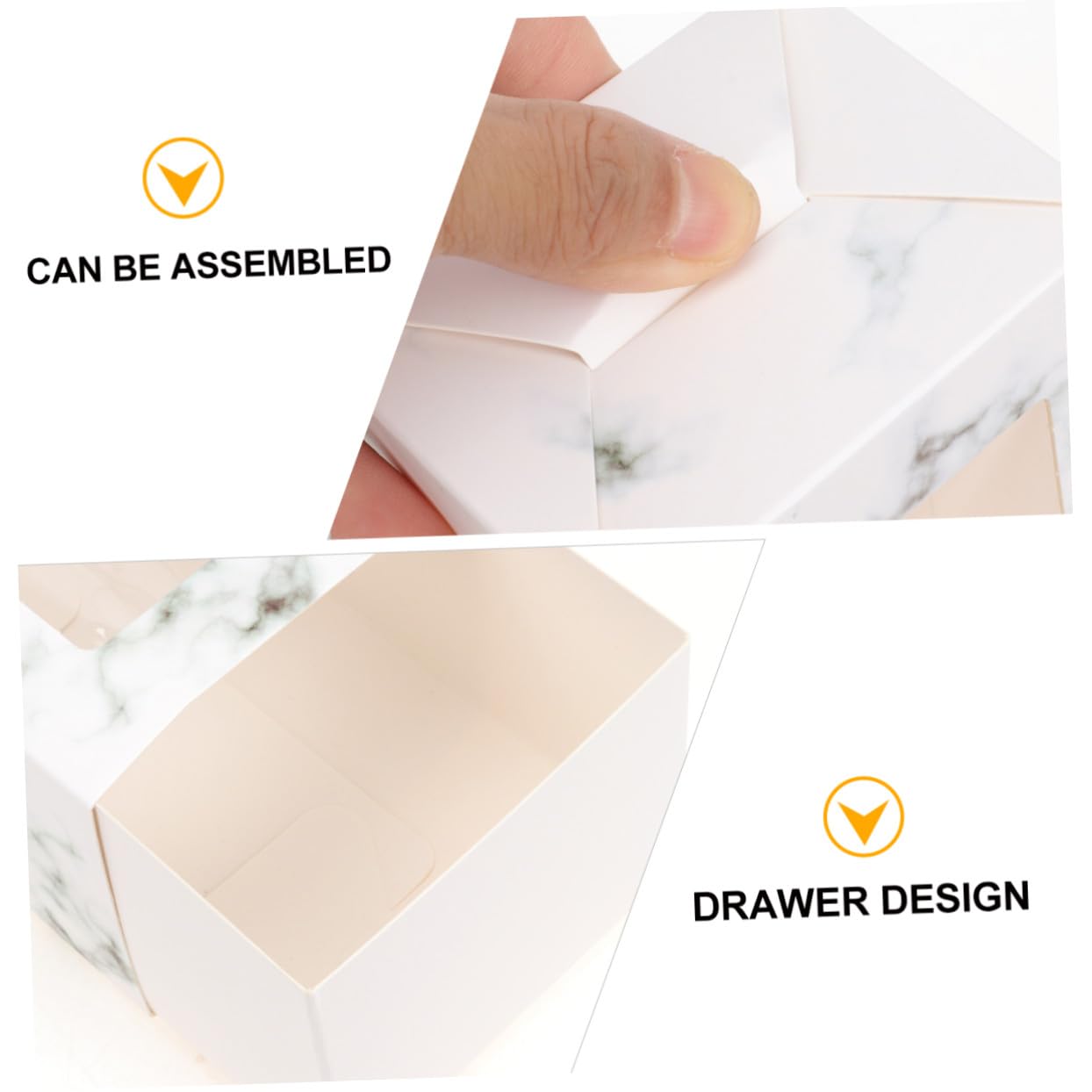 Yardenfun 20 Stück Weißer Papier Kuchentorte Aufbewahrungsboxen Tragbar Für