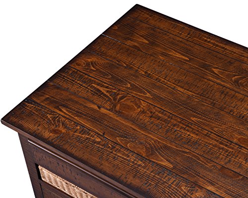 Magnussen T3521 Cottage Lane Casual Distressed Coffee Rectangular Chair Side End Table #TOP2