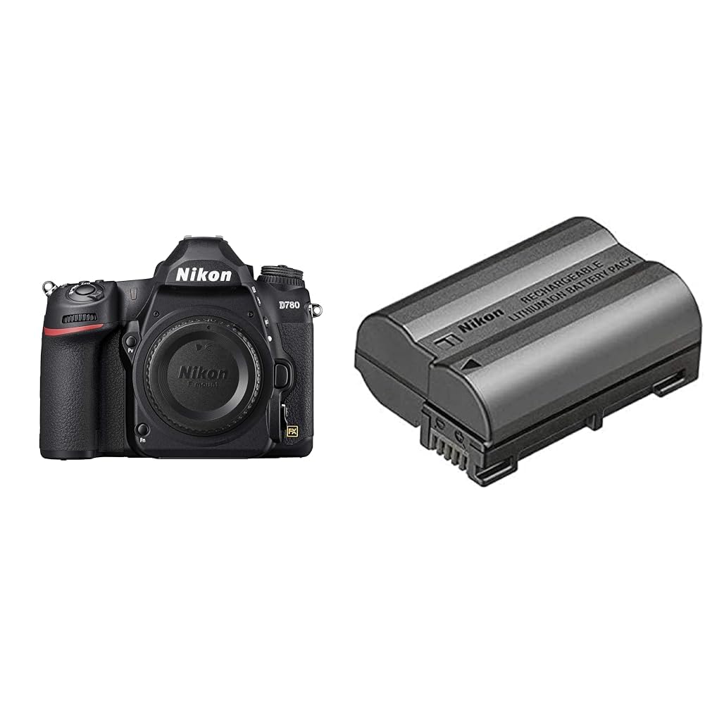 NIKON D780 Appareil Photo Reflex Plein Format 24.5Mpx + NIKON Batterie Rechargeable Haute capacité Lithium-ION EN-EL15c