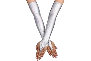 Starfire Accessories Cosplay Women's Holographic Fingerless Gloves