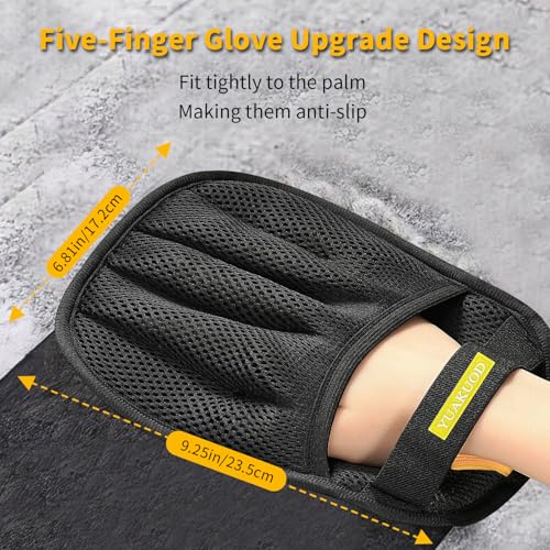 Pet Hair Removal Glove for Cats & Dogs, Upgraded Five-Finger Electrostatic Pet Hair Gloves, Reusable Magic Brush Pet Hair Remover Tool for Couch, Carpet, Car Seat(1 PCS) - Image 3