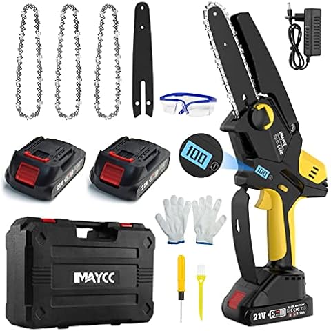 IMAYCC 6 Zoll Kettensäge - Mini-Kettensäge kabellos Cover