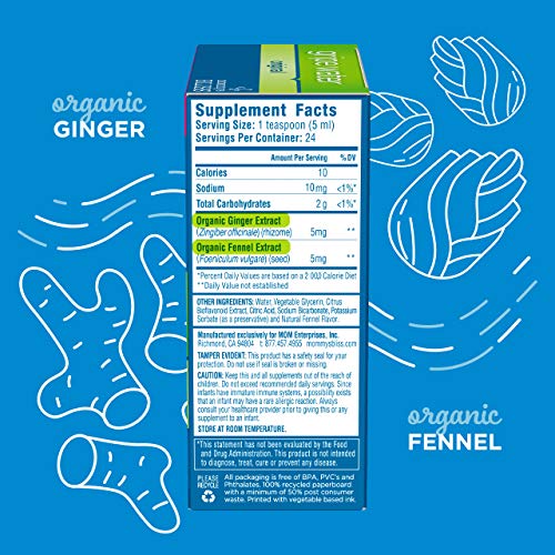 Mommy's Bliss Original Gripe Water, Gas And Colic Relief, Gentle And Safe, Made For Infants, 2 Weeks+, 4 Fl Oz (Pack Of 2) #TOP1